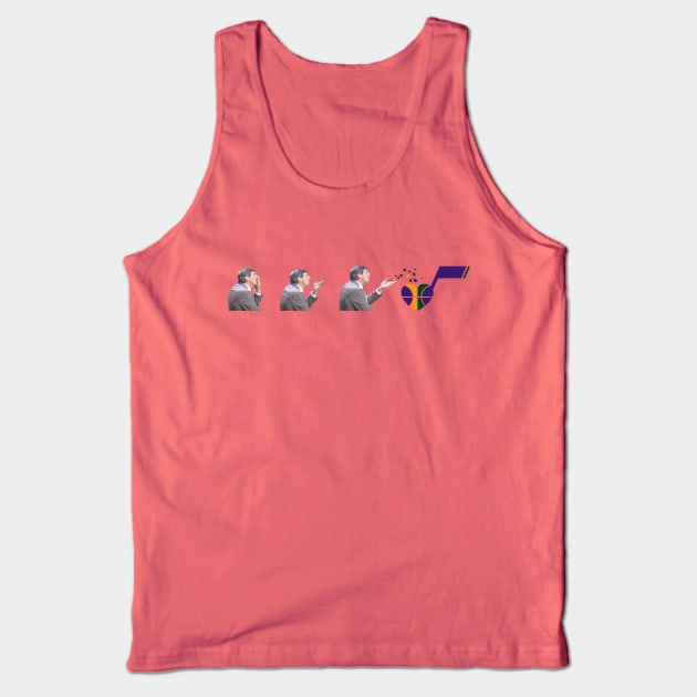 Jerry Sloan: A Love Story (mardi gras colors) Tank Top by torqueloins